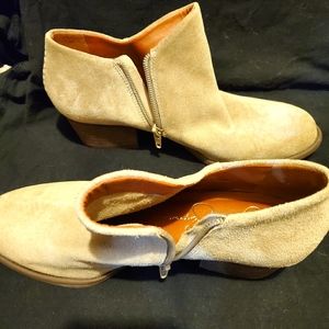 Jessica Simpson khaki ankle boots